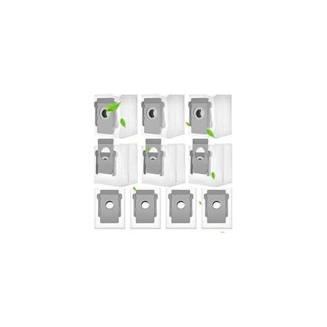 Lot de 10 Sacs d'aspirateur pour iRobot Roomba i7 i7+ i7 Plus S9 S9+ i3 i3+ i4 i4+ i6 i6+ i8 i8+ j7 j7+ E5 E6 E7 Sac de rechange pour iRobot Roomba Allen Clean Base Aspirateur (1/4)