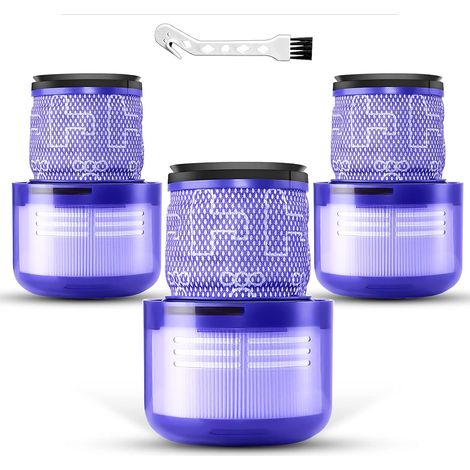 Filtres de remplacement pour aspirateur sans fil Dyson V11, Dyson V11 Animal, aspirateur à entraînement par couple Dyson V11, remplacer la réf. 970013-02, Kit de 3 filtres, lavable (1/5)