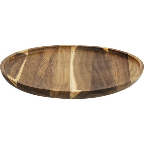 Assiette de Présentation "Acacia" 30cm Marron (1/2)