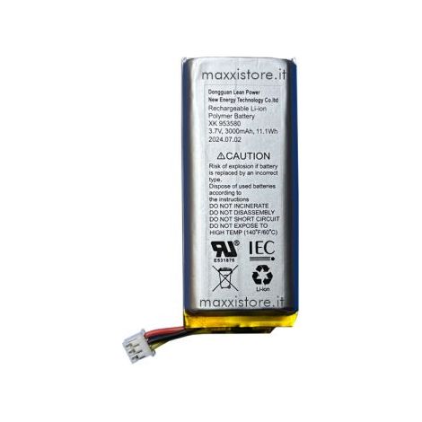 Ajax Batteria di ricambio 3.7V 3000mA per HUB2 (2G-4G) e PLUS - 27858