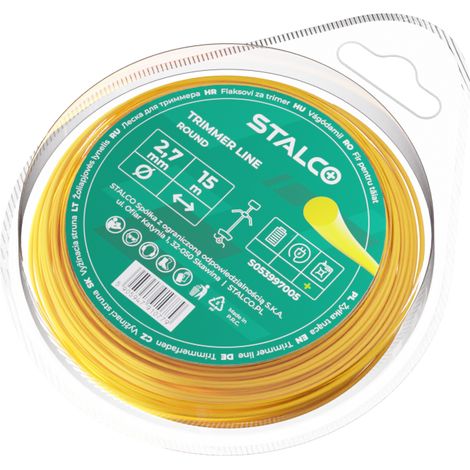 Filo da taglio rotondo Stalco 2,7 mm x 15 m S053997005 (1/2)