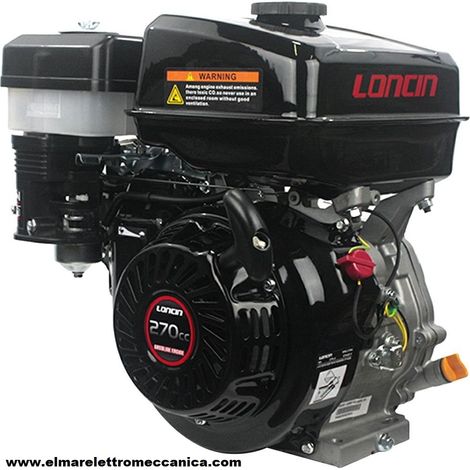 9 HP LONCIN G270 FL Motore Benzina Albero Conico 23 mm Lombardini Ruggerini ACME