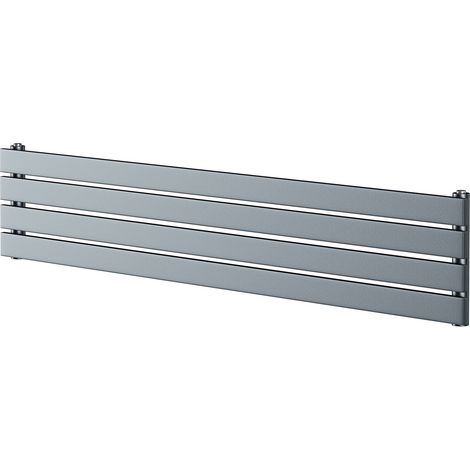 Hudson Anthracite 300mm x 1600mm Horizontal Single Panel Radiator (1/5)