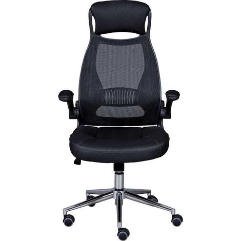 Fauteuil de bureau 68x65x114/122 cm noir (1/5)