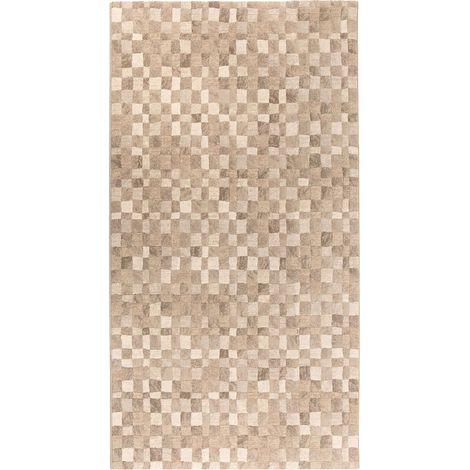 VIVARAISE - Tapis Vivaraise Azul Naturel 80x150 cm - Fibre technique Polypropylène (1/5)