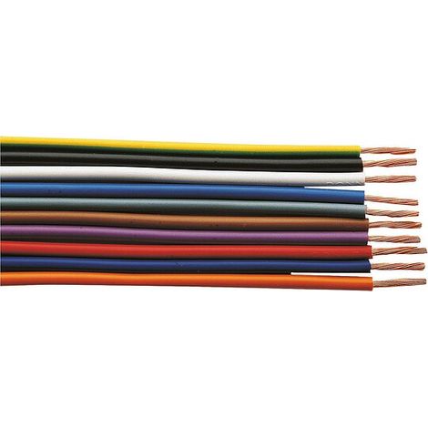 Kunststoffisolierte Leitung H05V-K 1 x 0,75 mm², violett - Rolle 100 m