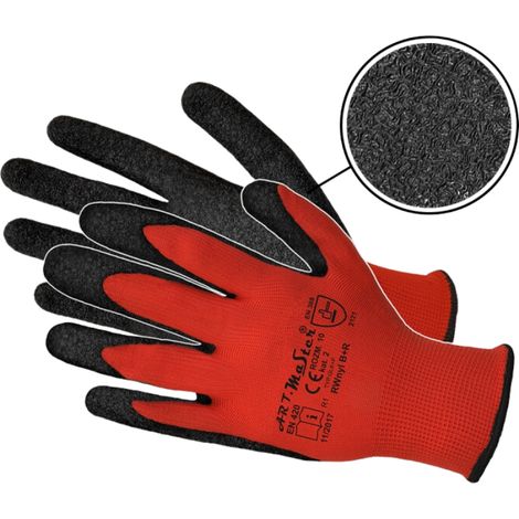 Gants de jardinage souples et antidérapants, taille 7 (1 paire)