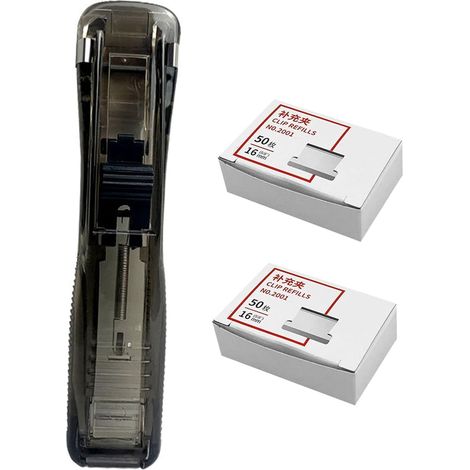 Agrafeuse sans jointure en fer et plastique pour le bureau, les (1/5)