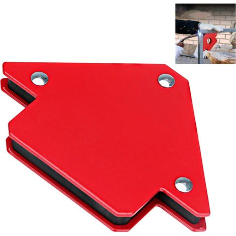 Localisateur magnétique de soudage, aimant de retenue triangulaire puissant, capacité : 34 kg (75 lb)
