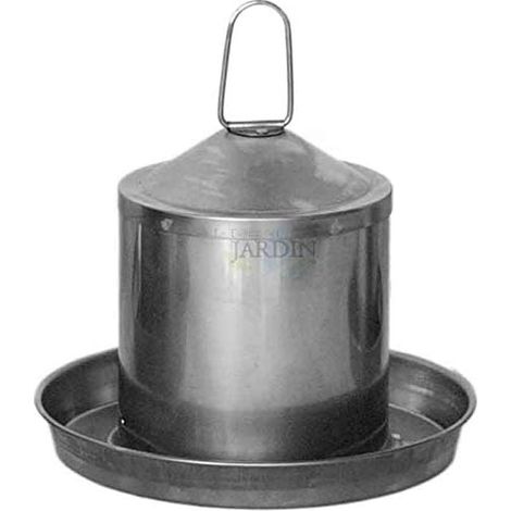 1 Abreuvoir Acier Inoxydable 2L Base Entonnoir Suspendu Stable Pour Poule Élevage (1/5)