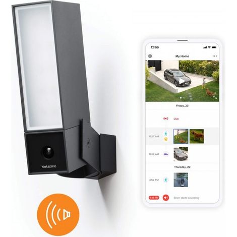 Netatmo Smart Outdoor Camera with Siren (NOC-S-EC)