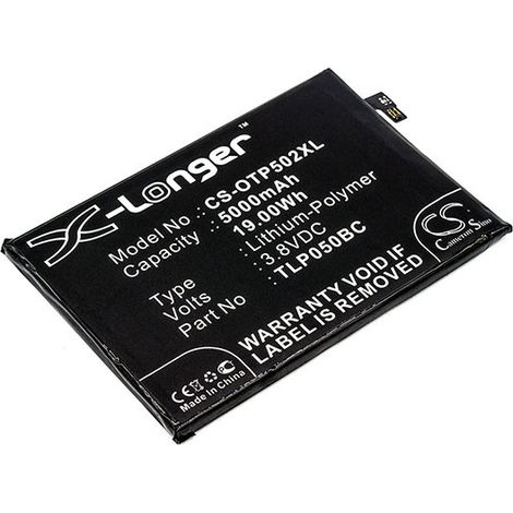 NX - Batterie téléphone, smartphone, GSM pour Alcatel 3.8V 5000mAh - CAC5000006CCTLP050 (1/2)