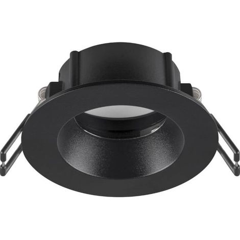 Collerette pour spot encastré NEW TRIA® 68 intérieur rond noir IP 65 - SLV - 1007345 (1/3)