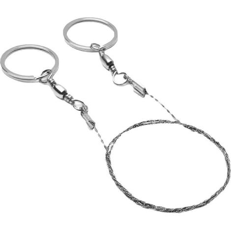 scie sauteuse d'extérieur, fil de fer, scie à main, corde, équipement de survie en milieu sauvage, fournitures de survie ( )