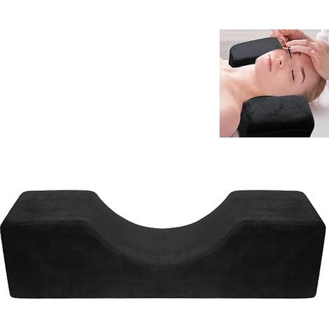 Coussin Extension Cils Forme U: Oreiller pour Extension Cils - Oreiller Ergonomique Cervical pour Salon de Beauté ou Maison-Emballage Compressé (1/5)
