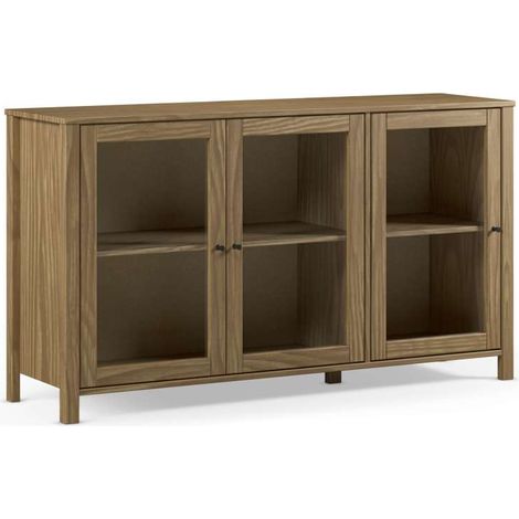 Mueble aparador 3 puertas modelo Alexis acabado cera, 142.2cm(ancho) 80cm(alto) 40cm (largo) (1/5)