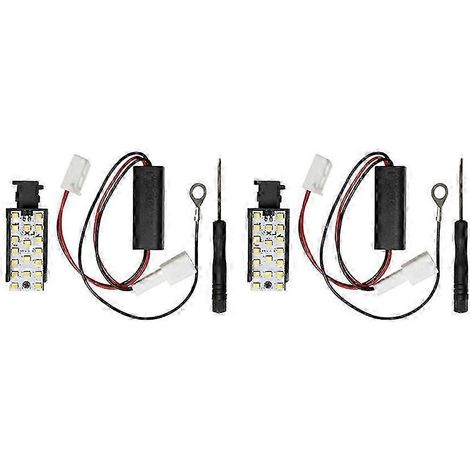 Éclairage d'ambiance intérieur de coffre pour voiture, éclairage LED pour coffre arrière, métal et ABS, compatible avec Alphard série 40 (2015-2022), blanc chaud fdq (1/5)