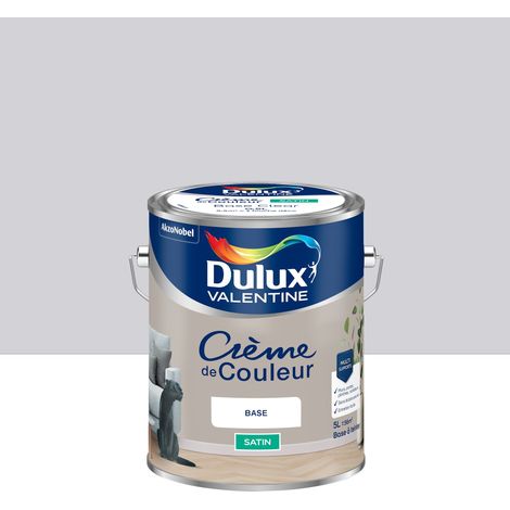 Peinture Crème De Couleur Satin Flocon 5L - Dulux Valentine
