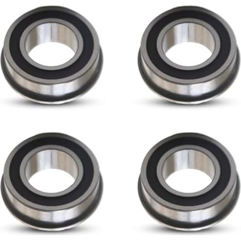Roulement de roue Haishine pour tondeuses à gazon Honda MTD Hayter Snapper HR215 HRB536 5221 741-0180 741-0262 John Deere M150236 LG6957084 M83184 Ø 12,7 x 28,6 x 11 mm (1/4)