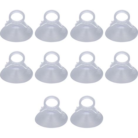 Support Ventouse PVC Transparente pour Pare-Brise, Forte Adhérence, Anneau de Tirage, Panneau Solaire, Carrelage, Verre Auto (1/5)
