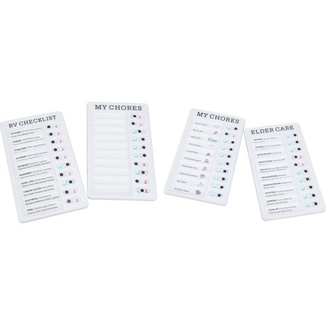 Tableau Magnétique Modulable 4 Pièces pour Organisation Familiale et Bureau - Planning Réutilisable (1/5)