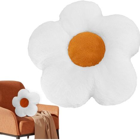 Coussin de Fleur pour Chaise, Coussin de siège de Fleur - Coussin de siège zippé réaliste - Sièges d'oreiller Mignons pour Chaise, Balcon, canapé, Coussin de siège Doux pour Salon, Voiture (1/5)