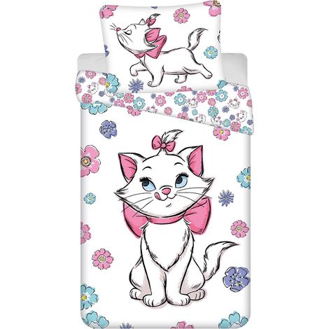 Disney Marie Cat Design Kuschelige Bettwäsche Baumwolle, 140x200 cm & 70x90 cm (1/5)