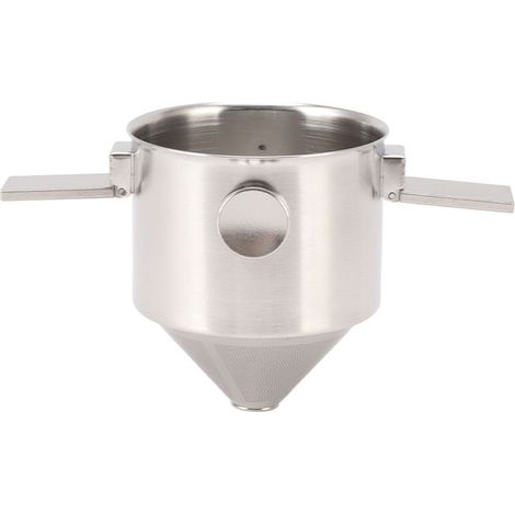 Filtre à Café Portable en Acier Inoxydable, Réutilisable et Pliable pour Voyage, Camping et Bureau (1/5)