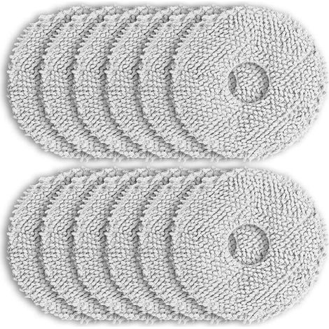 Cleaning cloth for Ecovacs T30 Pro Omni, 12 Mop Accessories for DEEBOT T30 Omni, T30S, T30S Pro, T30S Combo, T30S C vacuum cleaners (1/5)