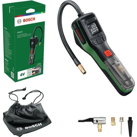 Pompe à air comprimé sur batterie PNEO Bosch, trousse à outils (1/5)