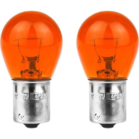Ampoule APA, 13306, 12 V, 21 W, BAU15S, orange, 2 pièces (1/2)