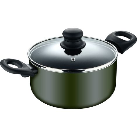 Pentola in alluminio pressato con coperchio, induzione, Experto ø24 x 12 cm