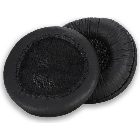 Coussinets de remplacement universels en coton noir pour casque audio 55mm (1/4)
