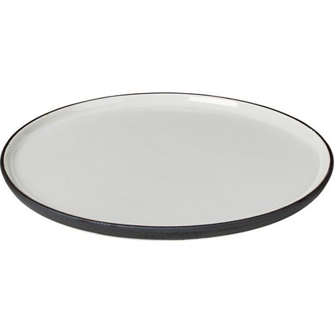 Assiette à dessert en faïence Marron/blanc 14531561 (1/3)