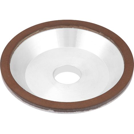 Ortviai Meule à meuler diamantée en résine forme bol 100 x 32 x 20 mm pour matériaux durs et fragiles (1/5)