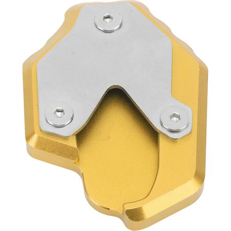 Repose-pied latéral élargi en aluminium CNC pour Forza 350 NSS350 2020-2022, support de pied jaune, extension de béquille moto, remplacement robuste et léger. (1/5)