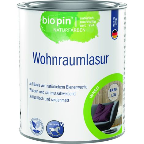 Biopin Wohnraumlasur 750 ml farblos Holzlasur