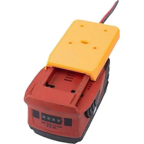 Adaptateur pour Hilti 22v B22 Cpc Batterie Dock Power Connector Robotics 14awg (ne pas inclure la batterie) (1/4)