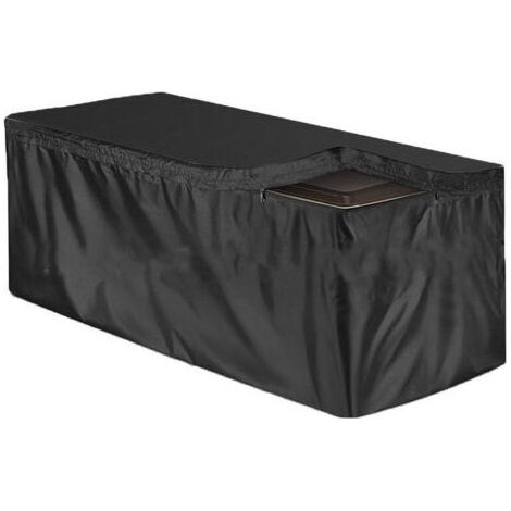 Housse de Protection pour Meubles d'extérieur Housse de boîte de Pont avec Fermeture à glissière étanche et Protection UV Housse de Protection de terrasse de Jardin Sac de Rangement (L) (1/5)