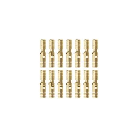 30pcs Charnières Dissimulées en Laiton Cylindre Charnière Fixe Cachée Cylindrique Meubles Charnière Cachée pour Bricolage Artisanat Boîtes à Bijoux Coffrets Cadeaux (1/5)
