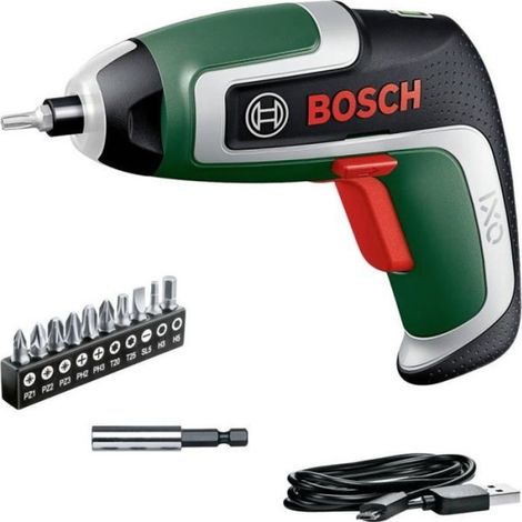 Visseuse sans fil Bosch IXO 7 avec 10 embouts et boite de rangement (1/3)