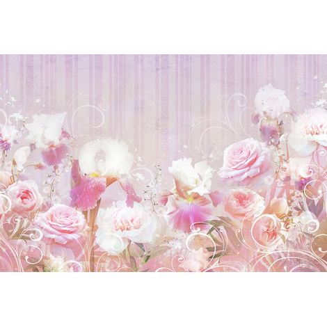 Papier peint panoramique - Roses - 130 cm x 87 cm (1/2)