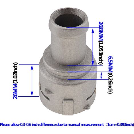 T-Stück für Wasserleitung passend für VW Bora/Passat/Polo/Golf - 3B0122291B (1/5)