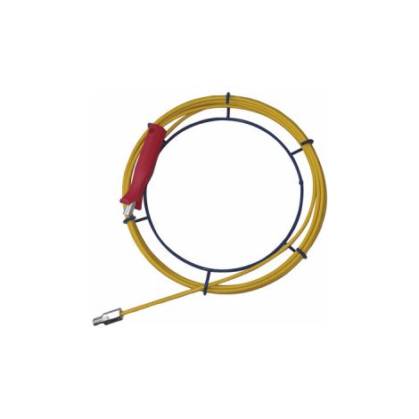 Diff – Kit ramonage poêle à pellet 6m – Canne en fibre de verre Ø 4,5mm – Écouvillon nylon 80mm haute température – Rangement dans bâti