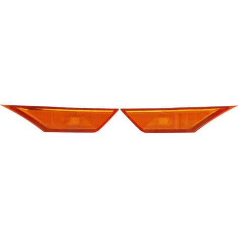 Paire de feux de position latéraux clignotants avec ampoules LED 20559010 pour Honda Civic 2016-2021 jaune (1/5)