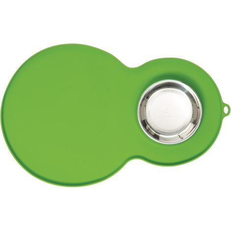 Catit Teppich Silicon mit grЩnem Edelstahl -Feeder