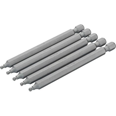 Hex Bits Set Bahco 59S/H3BALL 1 4 DIN 3126-E 89 mm