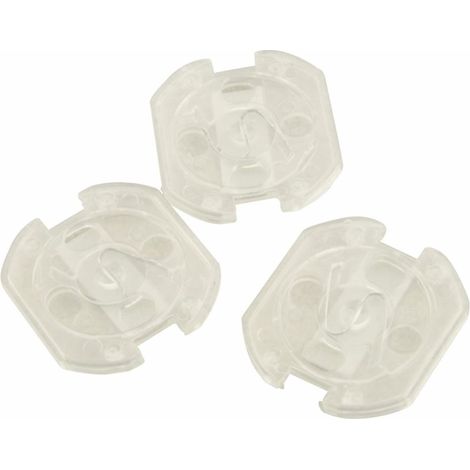 Unitec Steckdosenschutz Kindersicherung klebend transparent 10x Steckdosen