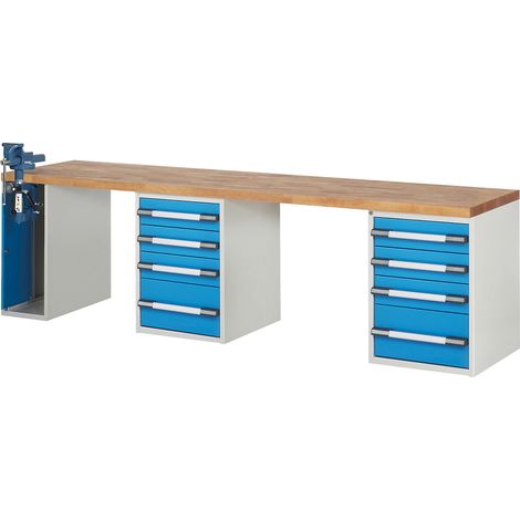 eurokraft pro, Établi, système modulaire Série 7000, 8 tiroirs (1/2)
