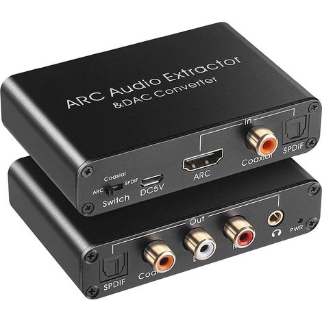Estrattore audio HDMI ARC e convertitore digitale-analogico (DAC) CEC (1/4)
